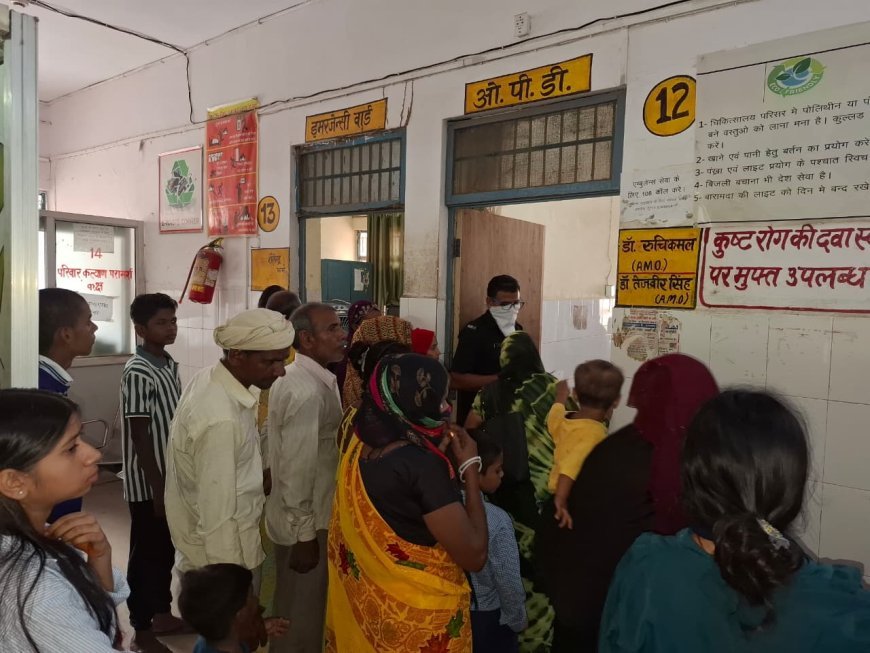 Hathras Health: बदलते मौसम से सासनी सीएचसी में उमड़ी मरीजों की भीड़, एमओआईसी ने दिए बचाव के जरूरी टिप्स