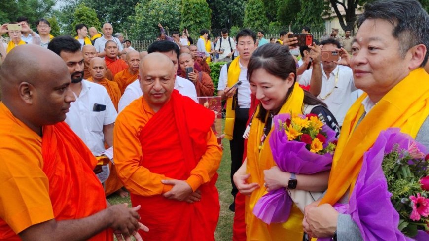 सारनाथ पहुंची जापानी टीम: यूनेस्को धरोहर और बौद्ध विरासत देख अभिभूत हुए प्रतिनिधिमंडल के सदस्य