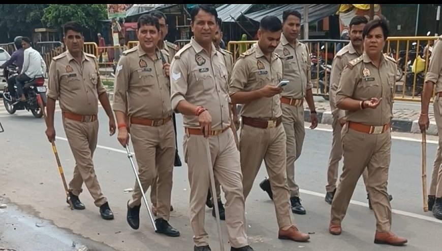 Hathras: श्रावण के अंतिम सोमवार को लेकर सुरक्षा सख्त, चप्पे-चप्पे पर पुलिस की नजर
