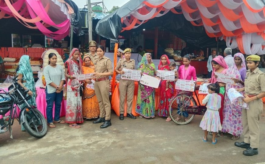 Hardoi: मिशन शक्ति अभियान के तहत संडीला बस अड्डे पर महिलाओं को किया जागरूक