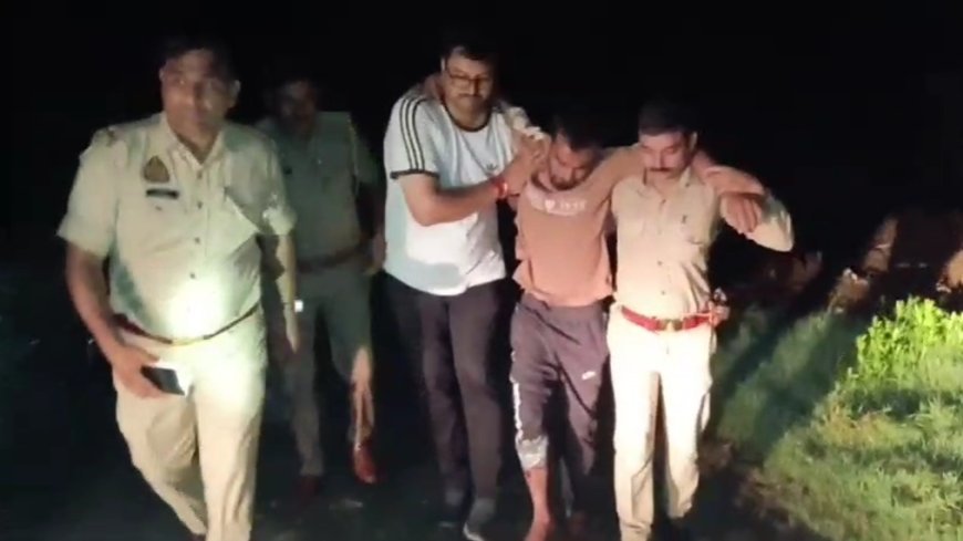 Saharanpur: आसपा नेता पर जानलेवा हमले का आरोपी मुठभेड़ में घायल, मंडी पुलिस ने तमंचा और चोरी की बाइक की बरामद