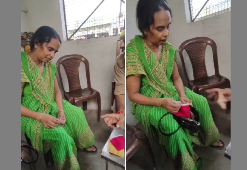 हरदोई पुलिस की ईमानदारी- सोने के गहने और नकदी से भरा खोया पर्स महिला को सुरक्षित लौटाया