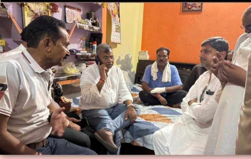 सहारनपुर में आरएसएस कार्यकर्ता पर हमला: पीड़ित परिवार से मिले मेयर डॉ. अजय कुमार सिंह, सख्त कार्रवाई के निर्देश