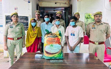 Hardoi Crime News: संडीला पुलिस ने चोरी के मामले में चार आरोपियों को किया गिरफ्तार, नकदी समेत किराना सामान बरामद