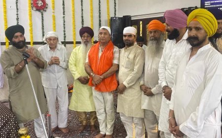 Deoband News Today: के.एल. जनता इंटर कॉलेज के प्रबंधक चुने गए राजन छाबड़ा का गुरुद्वारा कमेटी ने किया सम्मान