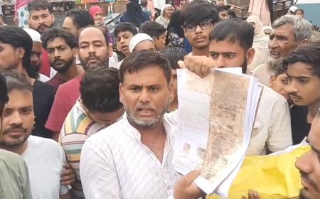 Sambhal News Today: 122 साल पुराने बैनामे पर नया विवाद, जमीन खाली कराने पहुंची पुलिस पर गंभीर आरोप- रईस बोले, हमारा हक दिलाया जाए