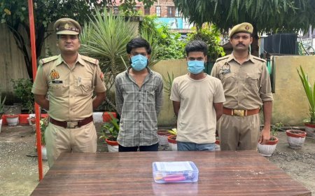 Crime News Hardoi: चोरी-लूट की योजना बना रहे दो शातिर गिरफ्तार, औजार व बाइक बरामद