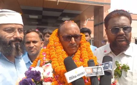 Ballia News: राष्ट्रपति पुरस्कार से सम्मानित डॉ. इफ्तेखार खान का प्रथम आगमन पर जोरदार स्वागत