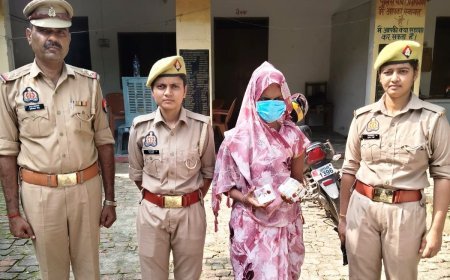 हरदोई के हत्याहरण मेले में मंगलसूत्र चोरी करने वाली महिला गिरफ्तार, चोरी का माल और नगदी बरामद