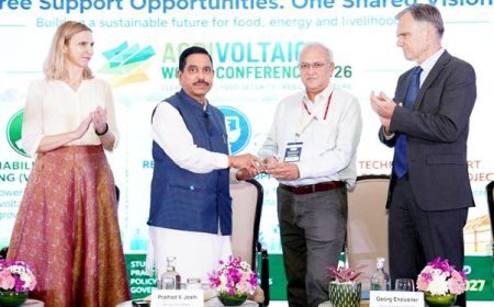World Agrivoltaic Conference: किसान अब अन्नदाता के साथ ऊर्जादाता भी: प्रल्हाद जोशी, कृषि-वोल्टेइक से एक ही भूमि पर खाद्यान्न और स्वच्छ ऊर्जा का उत्पादन