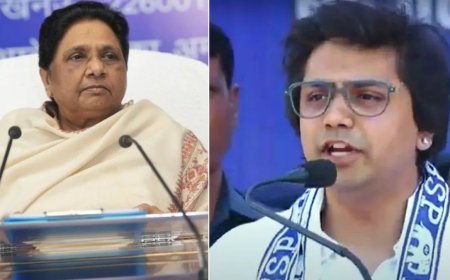 Mayawati Action on Akash Anand: ससुर अशोक सिद्धार्थ के संन्यास के बाद मायावती का बड़ा एक्शन, आकाश आनंद को बसपा से किया 'मुक्त'