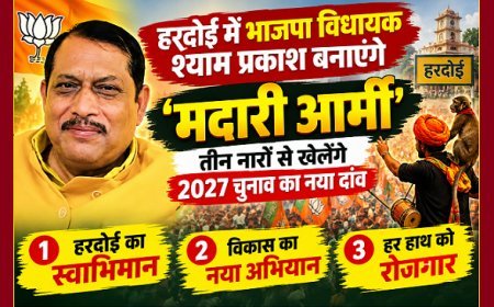 Hardoi Politics: हरदोई में भाजपा विधायक श्याम प्रकाश बनाएंगे 'मदारी आर्मी', तीन नारों से खेलेंगे 2027 चुनाव का नया दांव