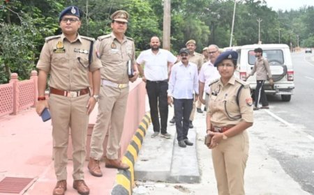 सहारनपुर में शाकुंभरी देवी मेले की तैयारियां तेज, एसएसपी ने परखी सुरक्षा व्यवस्था और यातायात योजना