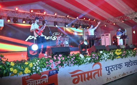 लखनऊ में गोमती पुस्तक महोत्सव का भव्य आगाज, पारस लाइव के सूफी और रेट्रो गीतों ने बांधा समां