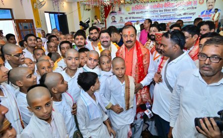 मिर्जापुर में क्षेत्रीय वैदिक सम्मेलन का आगाज, डिप्टी सीएम केशव प्रसाद मौर्य बोले- वेद जीवन की वैज्ञानिक पद्धति