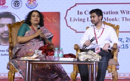 Gomti Book Festival Day 3: गोमती पुस्तक महोत्सव के तीसरे दिन 1300 से अधिक बच्चों ने सीखी कामिशिबाई कला, शाम को कथक से सजी सांस्कृतिक संध्या
