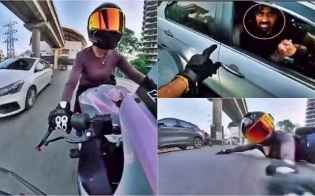 Gurugram Road Rage: बाइकर सिया को कार से टक्कर मारने का वीडियो वायरल, घटना के बाद पीड़िता का बयान आया सामने; पुलिस जांच में जुटी