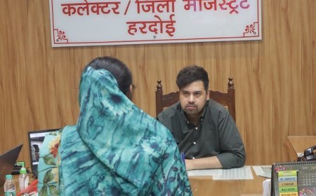 Hardoi News: हरदोई में डीएम अनुनय झा की जनसुनवाई, 83 शिकायतें मिलीं; त्वरित निस्तारण के दिए निर्देश