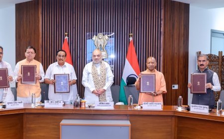 Uttar Pradesh News: किशाऊ परियोजना समझौते पर हस्ताक्षर, यूपी समेत 6 राज्यों के मुख्यमंत्रियों ने जताई सहमति