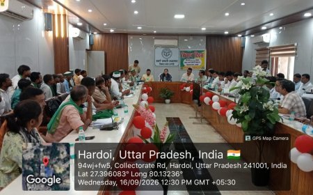Hardoi Kisan Diwas: हरदोई में किसान दिवस: समस्याओं के त्वरित निस्तारण के CDO ने दिए निर्देश
