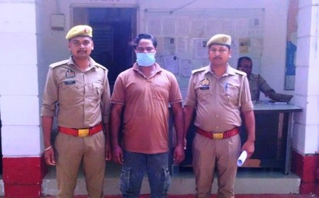 हरदोई में 25 हजार का इनामी गैंगस्टर गिरफ्तार, हत्या और लूट सहित 16 मुकदमों में था वांछित