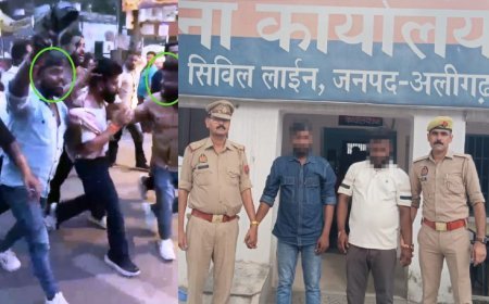 अलीगढ़ में जानलेवा हमला करने वाले दो शातिर अभियुक्त गिरफ्तार: सिविल लाइन पुलिस ने दबोचा, दर्ज हैं कई मुकदमे