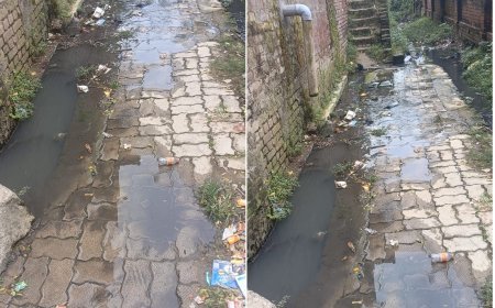 सीतापुर के रहिमाबाद में चरमराई सफाई व्यवस्था: नालियां चोक होने से रास्तों पर भरा गंदा पानी, संक्रामक बीमारियों का बढ़ा खतरा