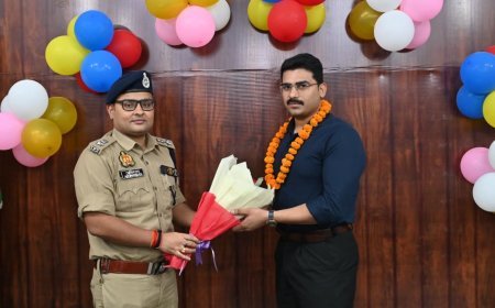 सहारनपुर में एएसपी मनोज कुमार यादव को दी गई विदाई, आगरा ट्रांसफर पर पुलिस विभाग ने दी शुभकामनाएं