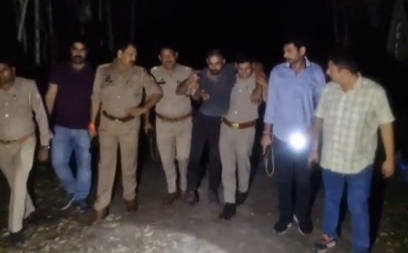 सहारनपुर में पुलिस मुठभेड़: जवाबी कार्रवाई में गोकशी का आरोपी गोली लगने से घायल, हथियार और औजार बरामद