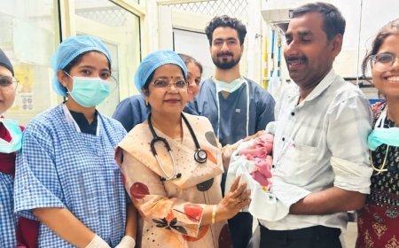 Lucknow  News: 15 वर्षों के इंतजार के बाद घर में गूंजी किलकारी, क्वीन मैरी की IVF यूनिट ने रचा नया इतिहास