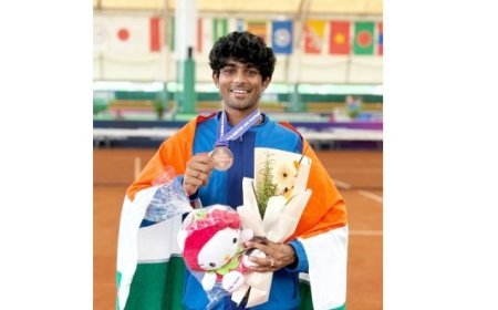 Asian Games 2026: भारत का ऐतिहासिक प्रदर्शन, जय मीणा ने सॉफ्ट टेनिस में जीता कांस्य; निशानेबाजी में भी डबल ब्रॉन्ज
