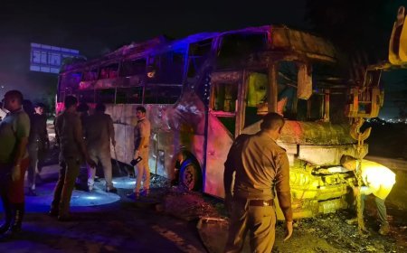 Yamuna Expressway Bus Fire: ग्रेटर नोएडा में दर्दनाक हादसा, 9 यात्रियों की मौत; सीएम योगी ने किया 2-2 लाख रुपये मुआवजे का ऐलान
