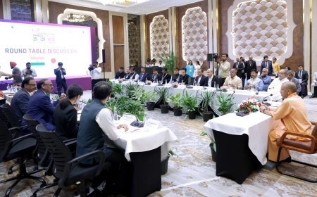 UP International Trade Show: सीएम योगी ने 6 पार्टनर देशों के साथ की राउंड टेबल बैठक, बड़े निवेश का दिया न्योता