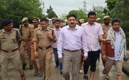 Hardoi News: बारिश ने बढ़ाई चुनौती, DM-SP ने किया ग्राउंड निरीक्षण; जलनिकासी को लेकर अधिकारियों को दिए निर्देश