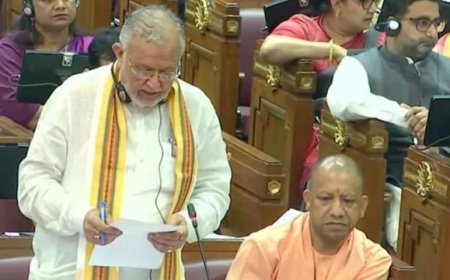 UP Finance Minister Suresh Khanna: 'योगी के आते ही लागू हुआ रूल ऑफ लॉ, यूपी का परिदृश्य 360 डिग्री बदला', ट्रेड शो में बोले सुरेश खन्ना
