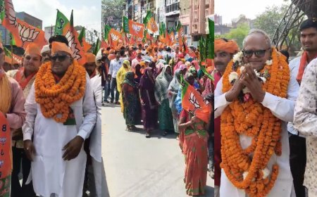 बलिया: सुरेंद्र सिंह ने जन आशीर्वाद यात्रा से ठोकी सदर सीट पर दावेदारी, सभी सीटों पर जीत का किया दावा