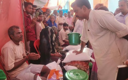 हरदोई में अतिवृष्टि और चक्रवात से तबाही: प्रभारी मंत्री असीम अरुण ने बांटी राहत किट, बिजली बहाल