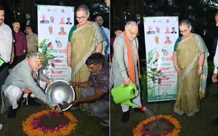 Lucknow News: प्रभारी मंत्री सुरेश खन्ना ने वीर बहादुर सिंह पार्क में किया वृक्षारोपण, लखनऊ को हरा-भरा बनाने पर जोर