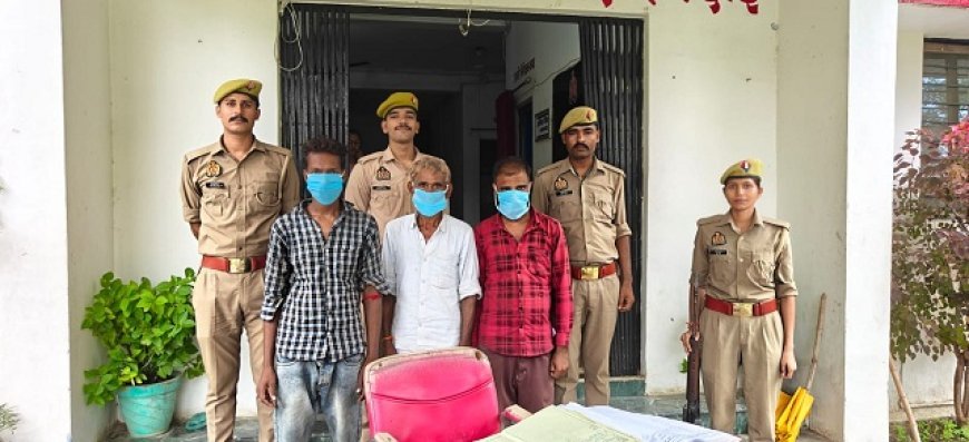 Hardoi Crime News: कछौना पुलिस का वारंटियों पर शिकंजा, तीन गैर-जमानती वारंटी गिरफ्तार