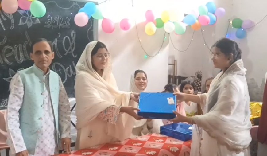 Sambhal News: शिक्षक दिवस पर गिफ्ट नहीं, रिजल्ट का वादा—नवाब महमूद गर्ल्स इंटर कॉलेज में ‘स्कूल टॉप’ करने का संकल्प