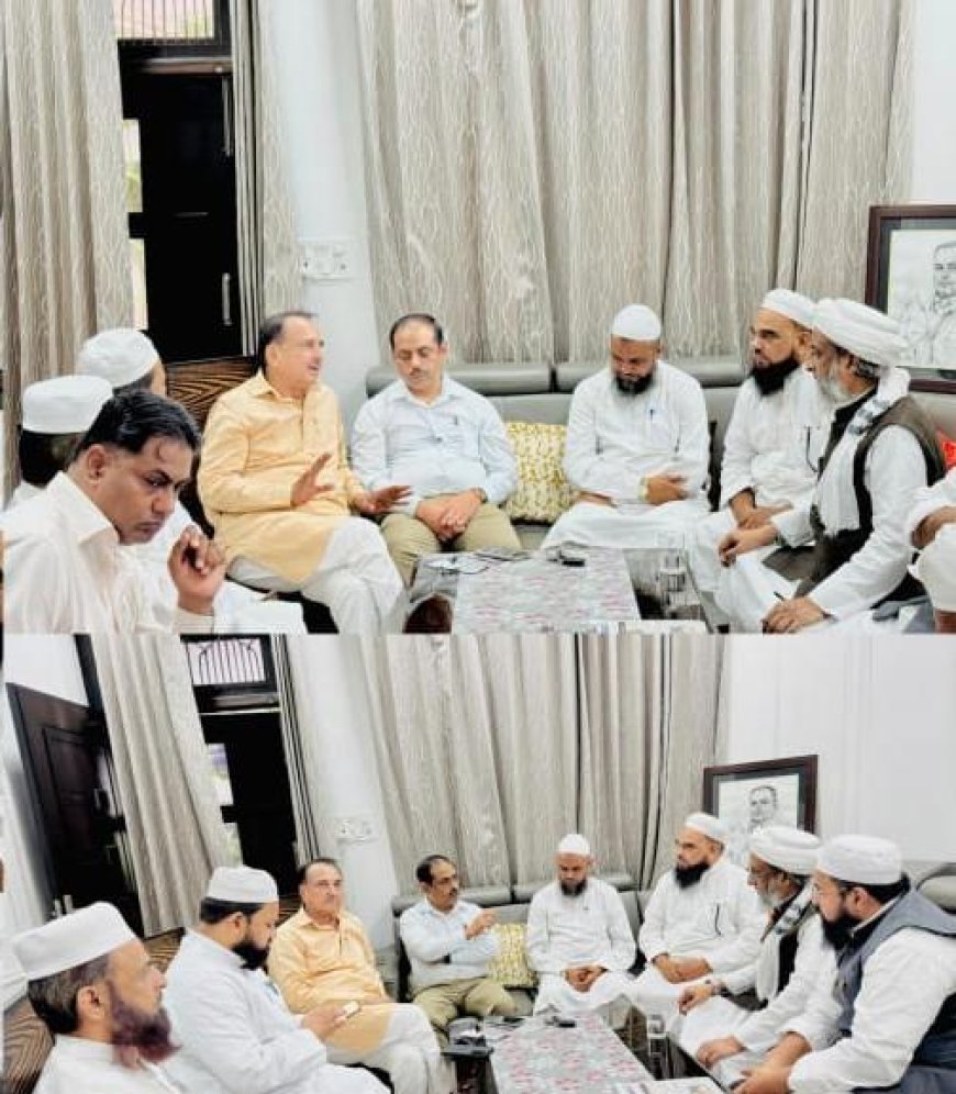 सहारनपुर कलक्ट्रेट मस्जिद मामले में जमीअत उलमा-ए-हिंद और पूर्व सांसद की बैठक, कानूनी लड़ाई पर रणनीति तैयार