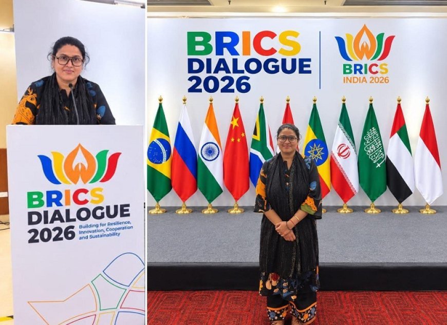 BRICS Dialogue 2026: नई दिल्ली में उत्तर प्रदेश की आवाज बनीं स्मृति सिंह, यूएन विमेन सम्मेलन के बाद फिर रचा इतिहास
