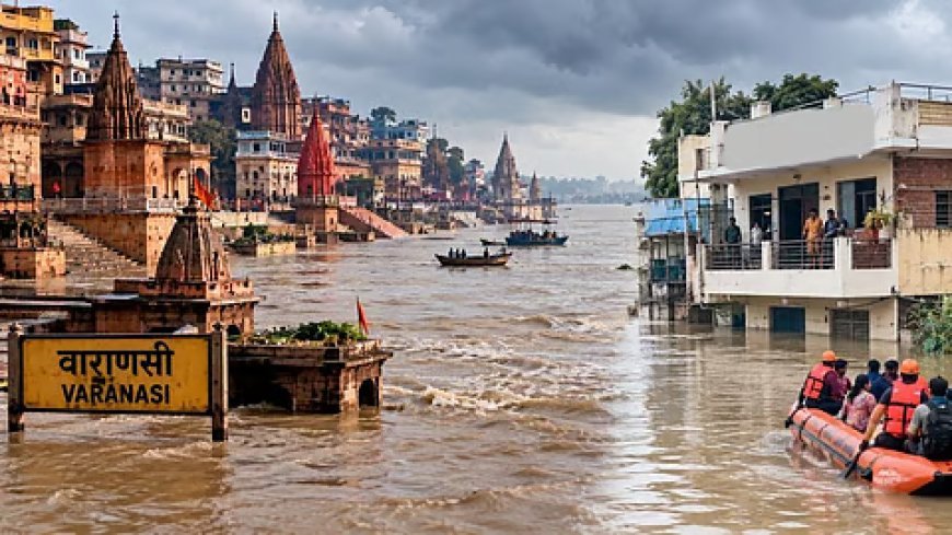 वाराणसी में जलभराव पर शासन की बड़ी कार्रवाई, जल निगम के अधिशासी अभियंता निलंबित, जांच शुरू
