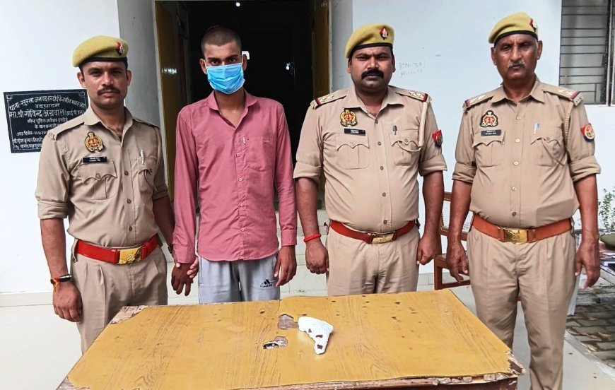 हरदोई में अवैध हथियार के खिलाफ पुलिस का एक्शन, सुरसा से 315 बोर तमंचे के साथ युवक गिरफ्तार