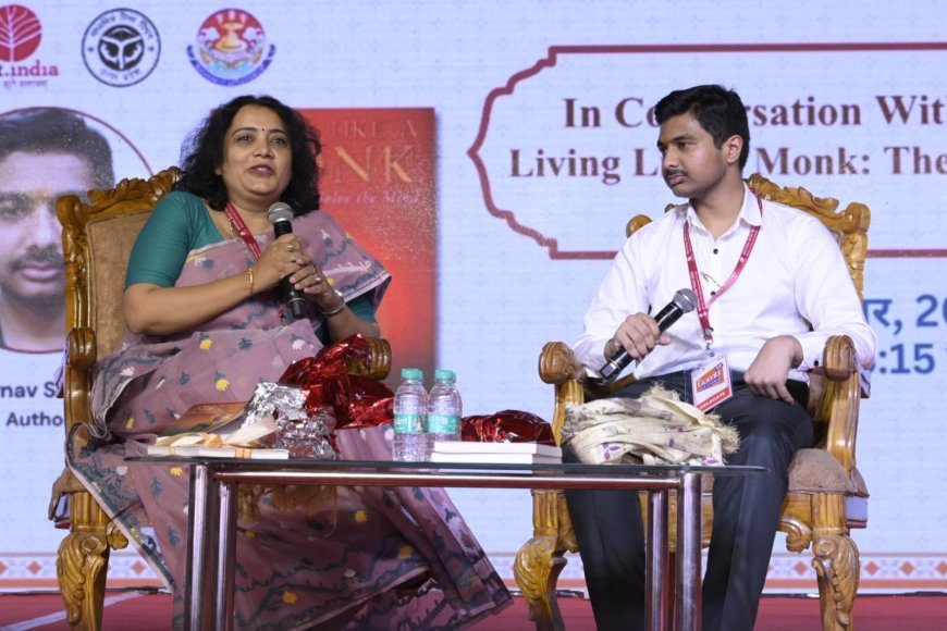 Gomti Book Festival Day 3: गोमती पुस्तक महोत्सव के तीसरे दिन 1300 से अधिक बच्चों ने सीखी कामिशिबाई कला, शाम को कथक से सजी सांस्कृतिक संध्या