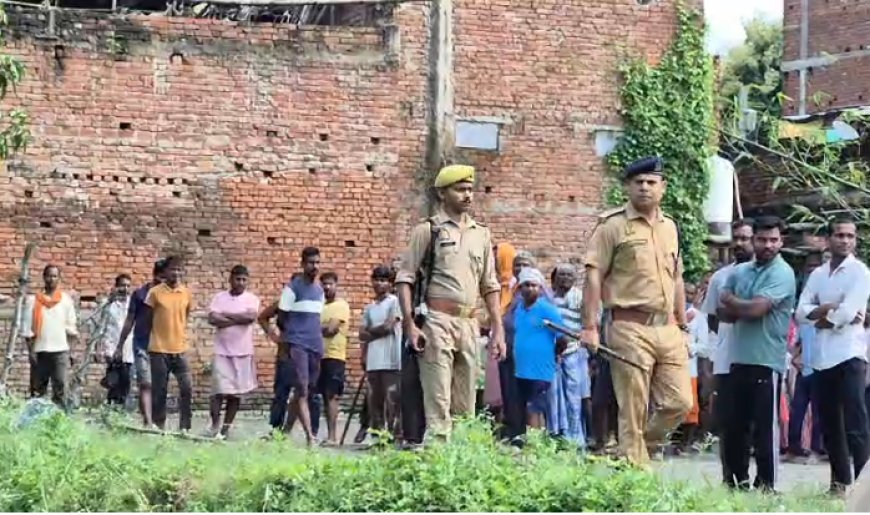बलिया के रसड़ा में सनसनीखेज दोहरा हत्याकांड: मां-बेटी की सिर कूंचकर हत्या, धान के खेत में फेंका शव
