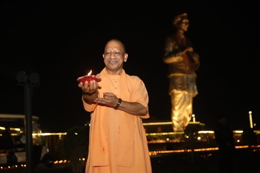 Lucknow News: राष्ट्र प्रेरणा स्थल पर सीएम योगी ने जलाए आशीर्वाद के दीये, प्रदेशभर में शुरू हुआ सेवा संकल्प अभियान