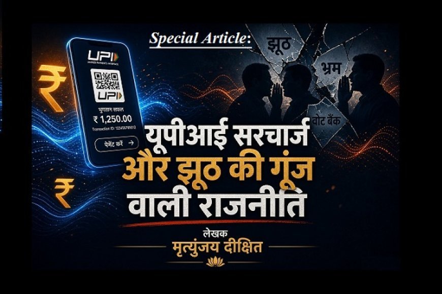 Special Article: यूपीआई सरचार्ज और झूठ की गूंज वाली राजनीति 