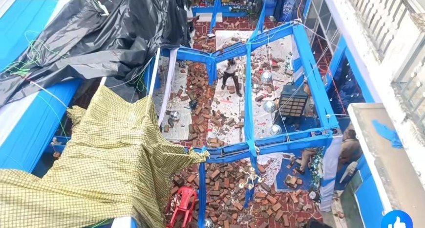 Sitapur News: गणेश महोत्सव में बड़ा हादसा- बारिश के बीच छज्जा गिरने से महिला की मौत, 12 घायल; दो की हालत गंभीर
