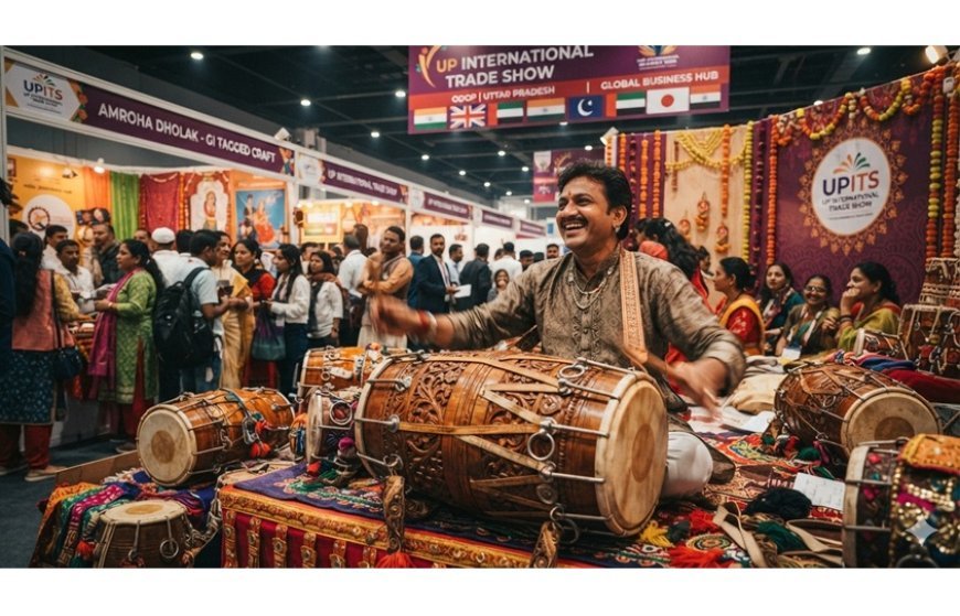 UP International Trade Show: ग्रेटर नोएडा में गूंजेगी अमरोहा की ढोलक की थाप, 6 प्रमुख इकाइयों को मिला अंतरराष्ट्रीय मंच